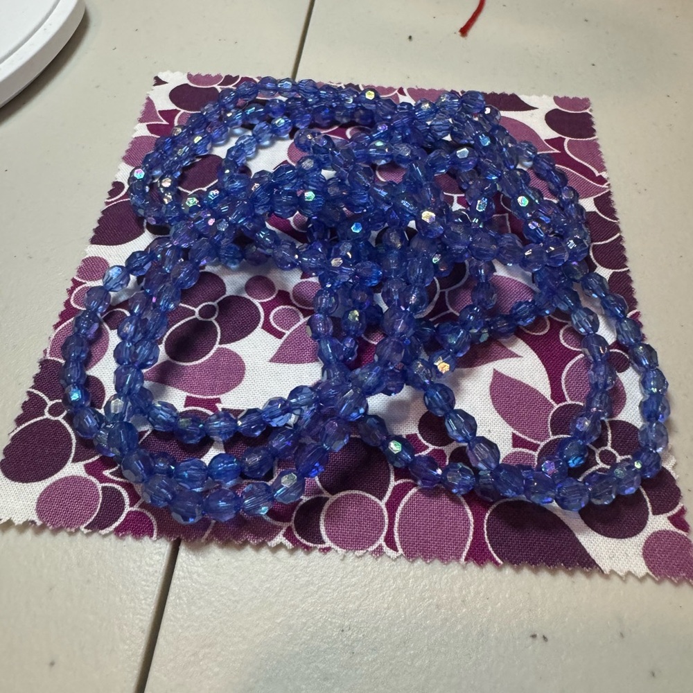 Beautiful blue beaded bundle